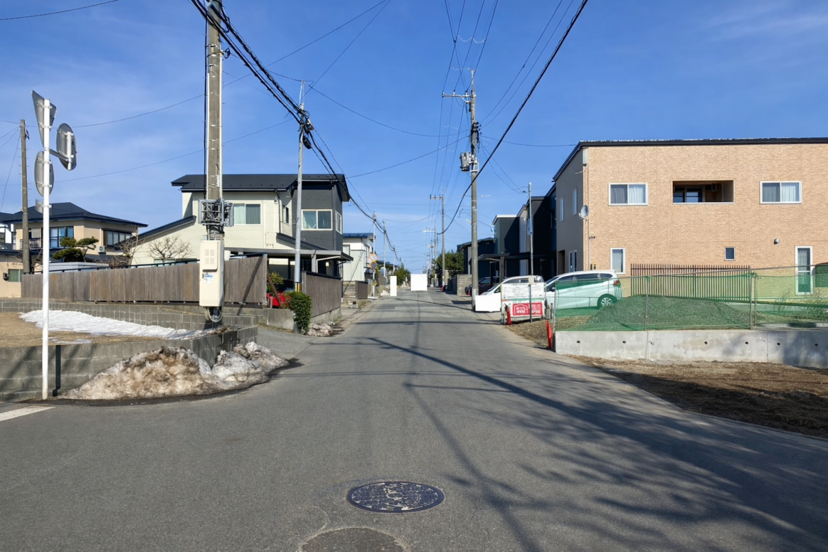 前面道路写真【2026年2月撮影】