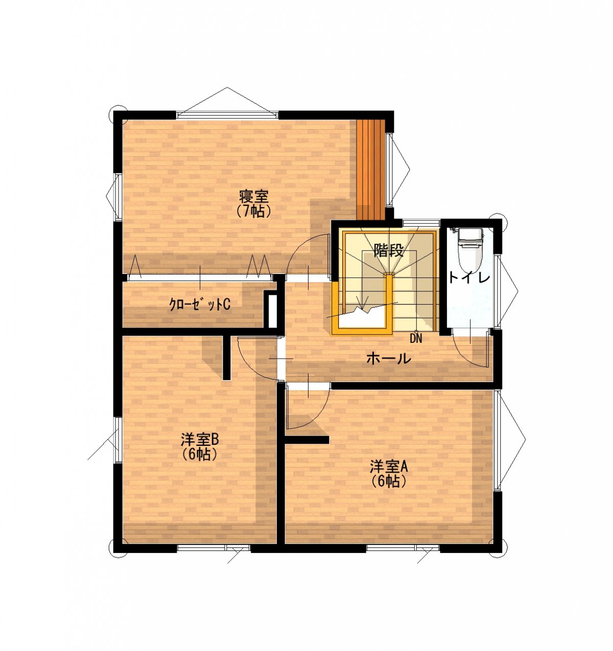 2階間取図