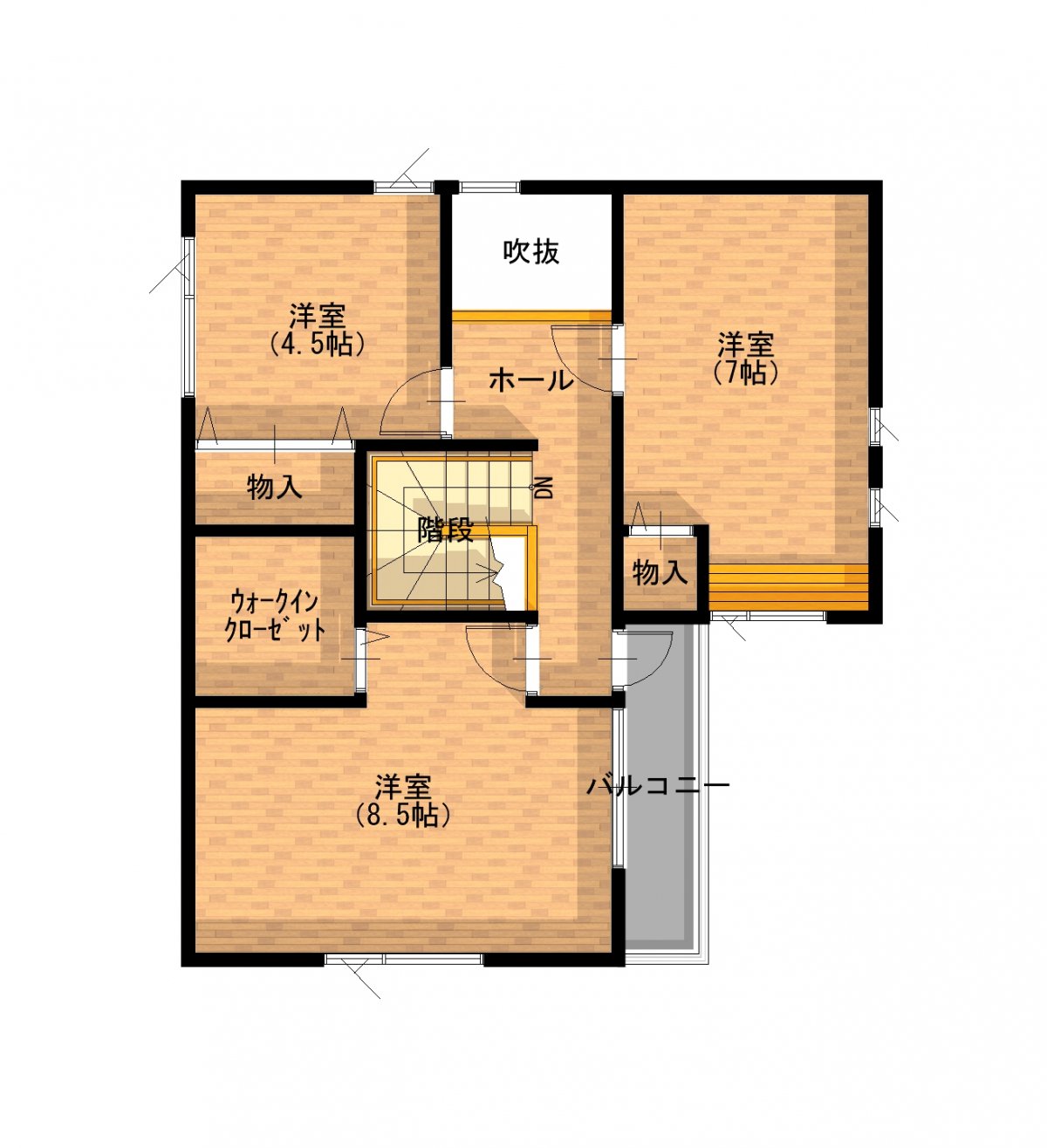 ２階間取り図
