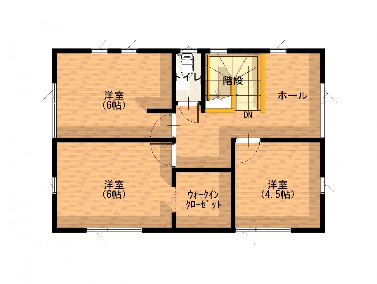 2F間取図