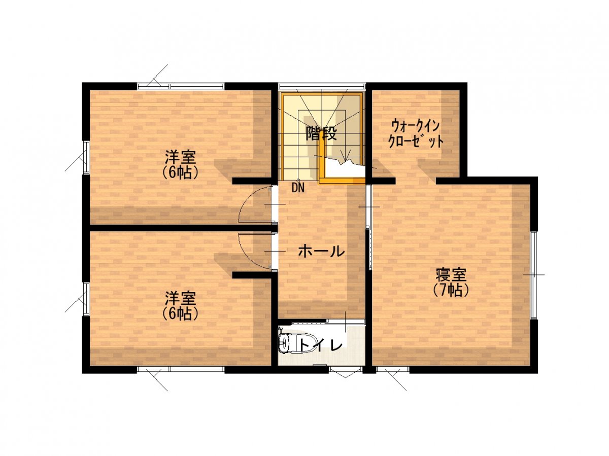 2階間取図