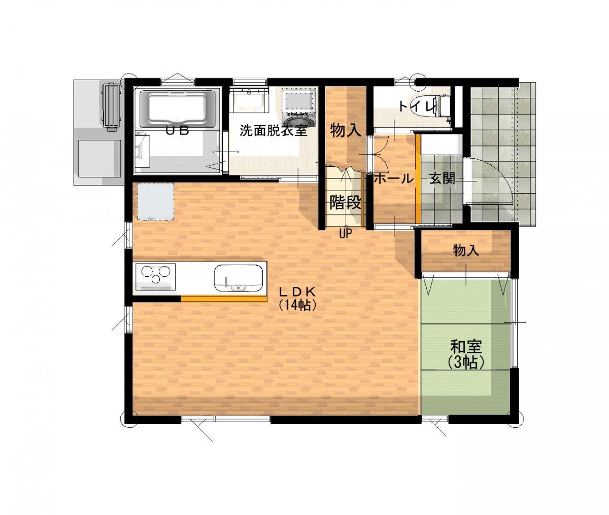 1階間取り図