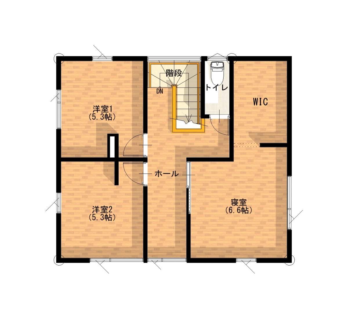 2階間取り図
