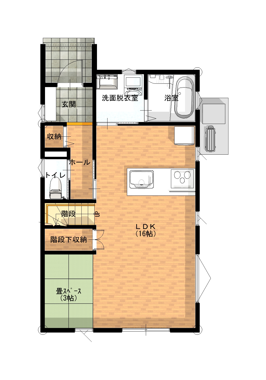1F間取り図