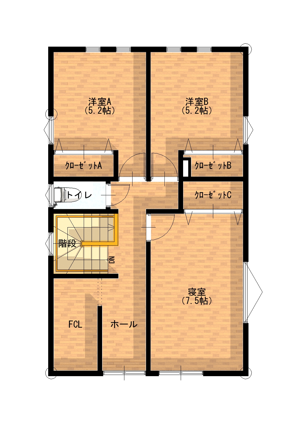 2F間取り図