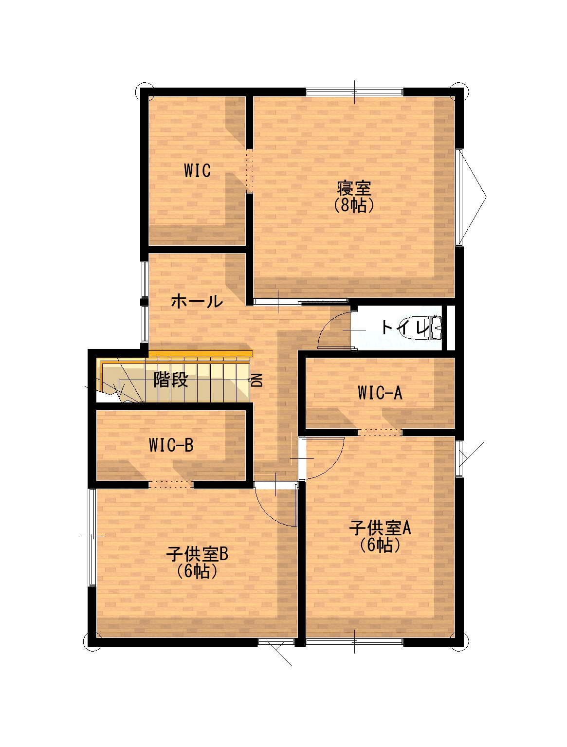 2階間取図