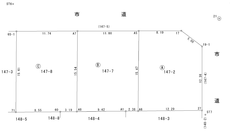 3区画の分譲地となります！物件の詳細についてご案内も可能ですので、お気軽にお問い合わせください。