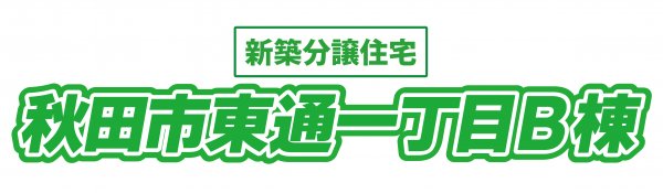 <新築分譲住宅>東通一丁目B棟