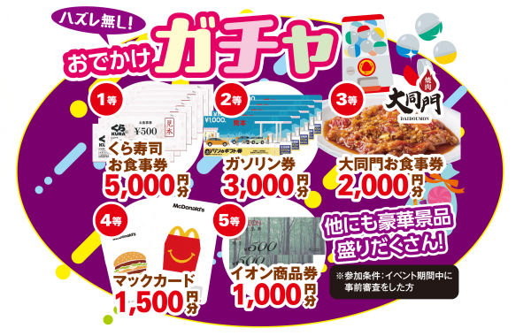 🎁 おでかけガチャ参加条件