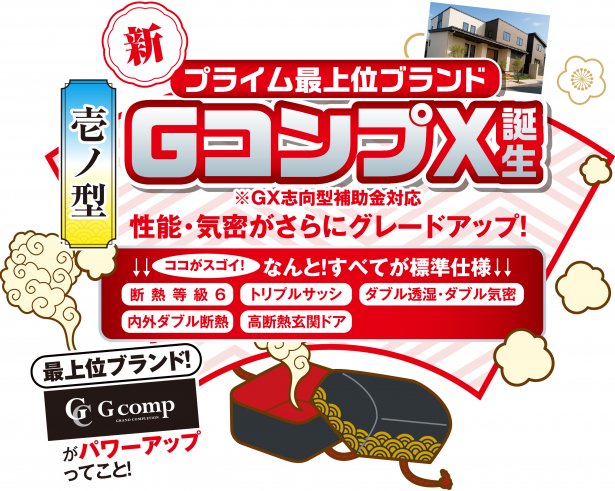 ❶　誕生！GコンプX