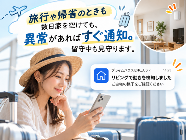 留守中の見守り
