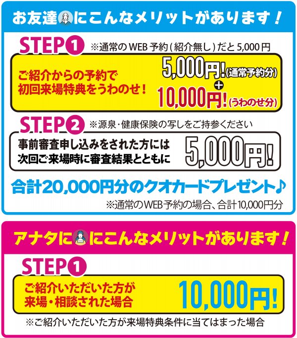 【期間限定】来場特典増額中✨
