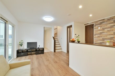 シンプルで機能的な間取りがライフスタイルにもマッチ