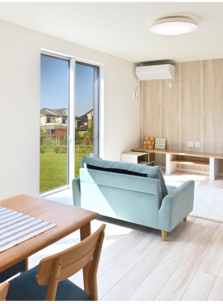 北欧デザインで、　温もりのある空間