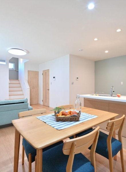 余ったスペース大活用！パステルカラーの可愛い住まい